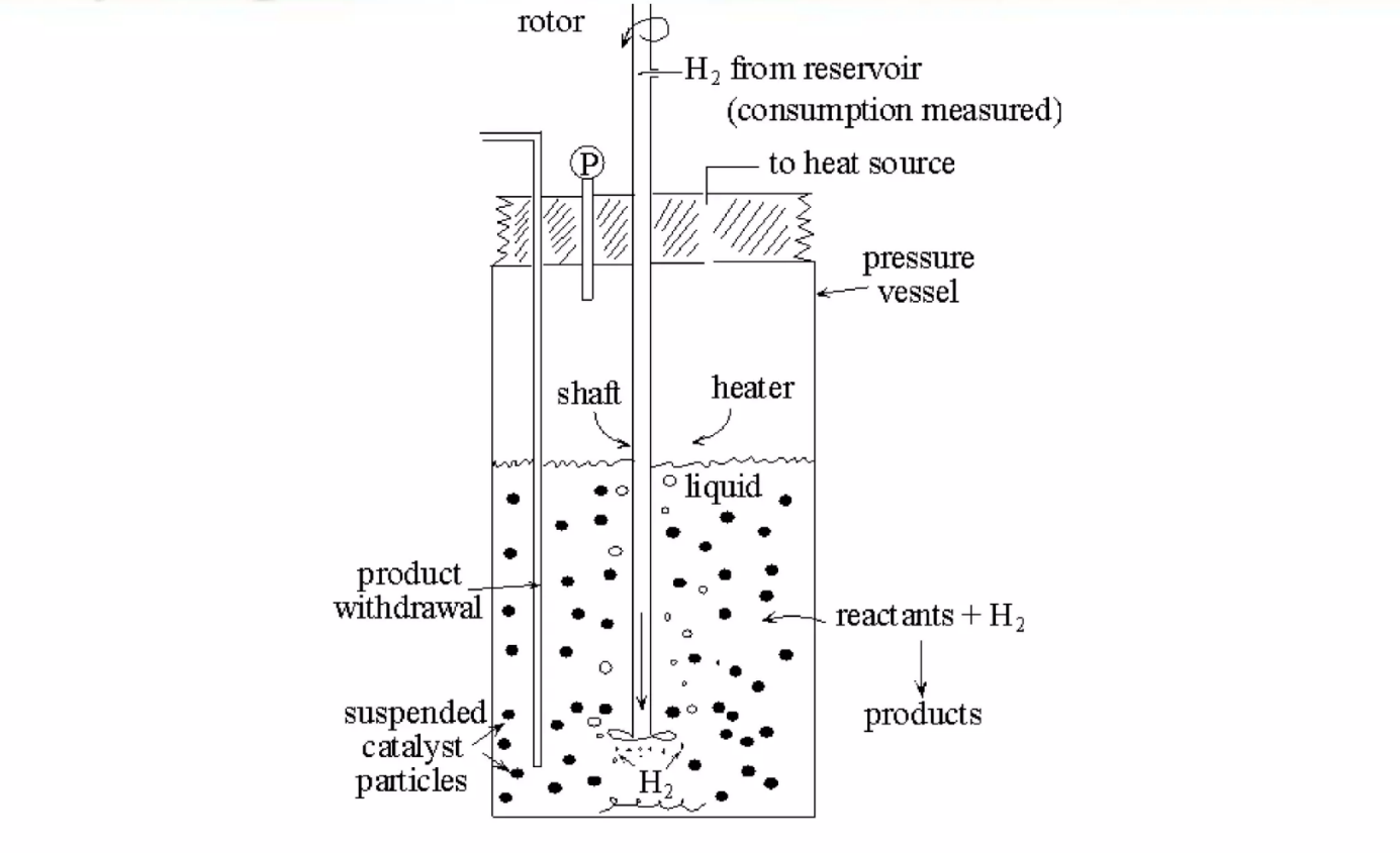 Slurry Batch Reactor for Hydrogenation